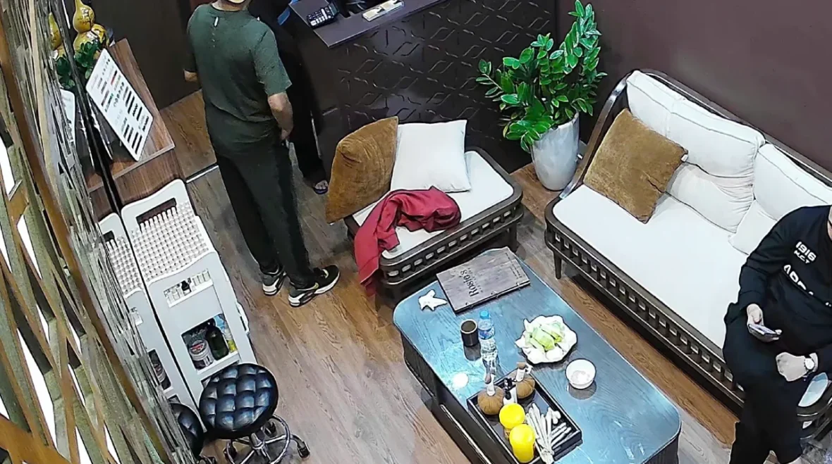 Rosie's Magical Spa Reception - Rosie's Magical Spa The reception area of Rosie's Magical Spa with staff assisting a customer