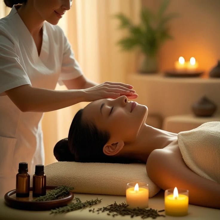 massage mặt