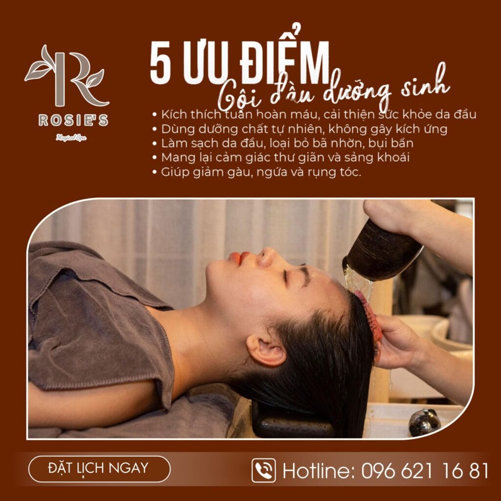 relaxing hair washing