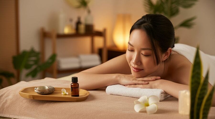 massage tinh dầu